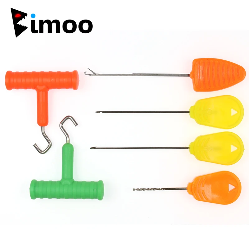 

6PCS/Set Carp Fishing Rigging Tool Crochet Knot Pulla Boillie Drill Needle Hook Coarse Fishing Tackle