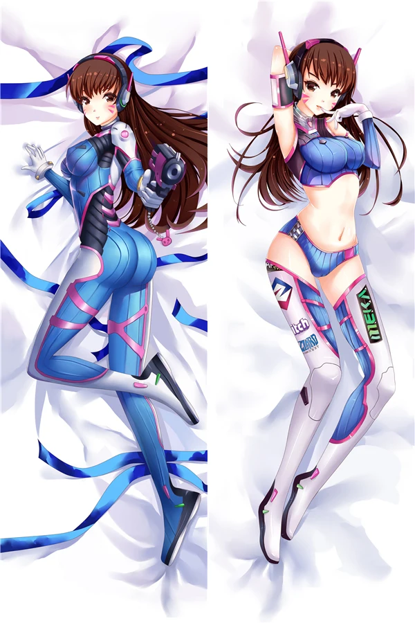 

DVA Hugging Body Pillow OW Throw pillows D.Va Sexy Female Pillowcase Home Decorative 150 cm / 160 cm Dakimakura