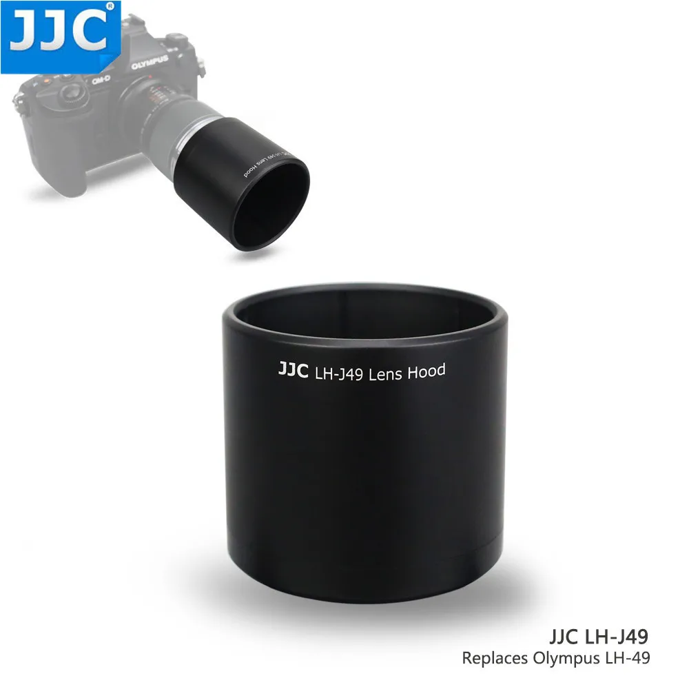 JJC LH-J49 Lens Hood Shade for Olympus M.ZUIKO DIGITAL ED 60mm f2.8 Macro Lens Replace Olympus LH-49 JJC LH-J49 Lens Hood Shade for Olympus M.ZUIKO DIGITAL ED 60mm f2.8 Macro Lens Replace Olympus LH-49