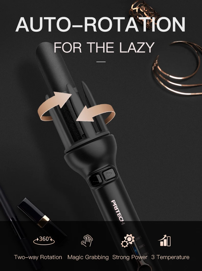 Os Cabelos Styling Tools Ceramic Curling Iron