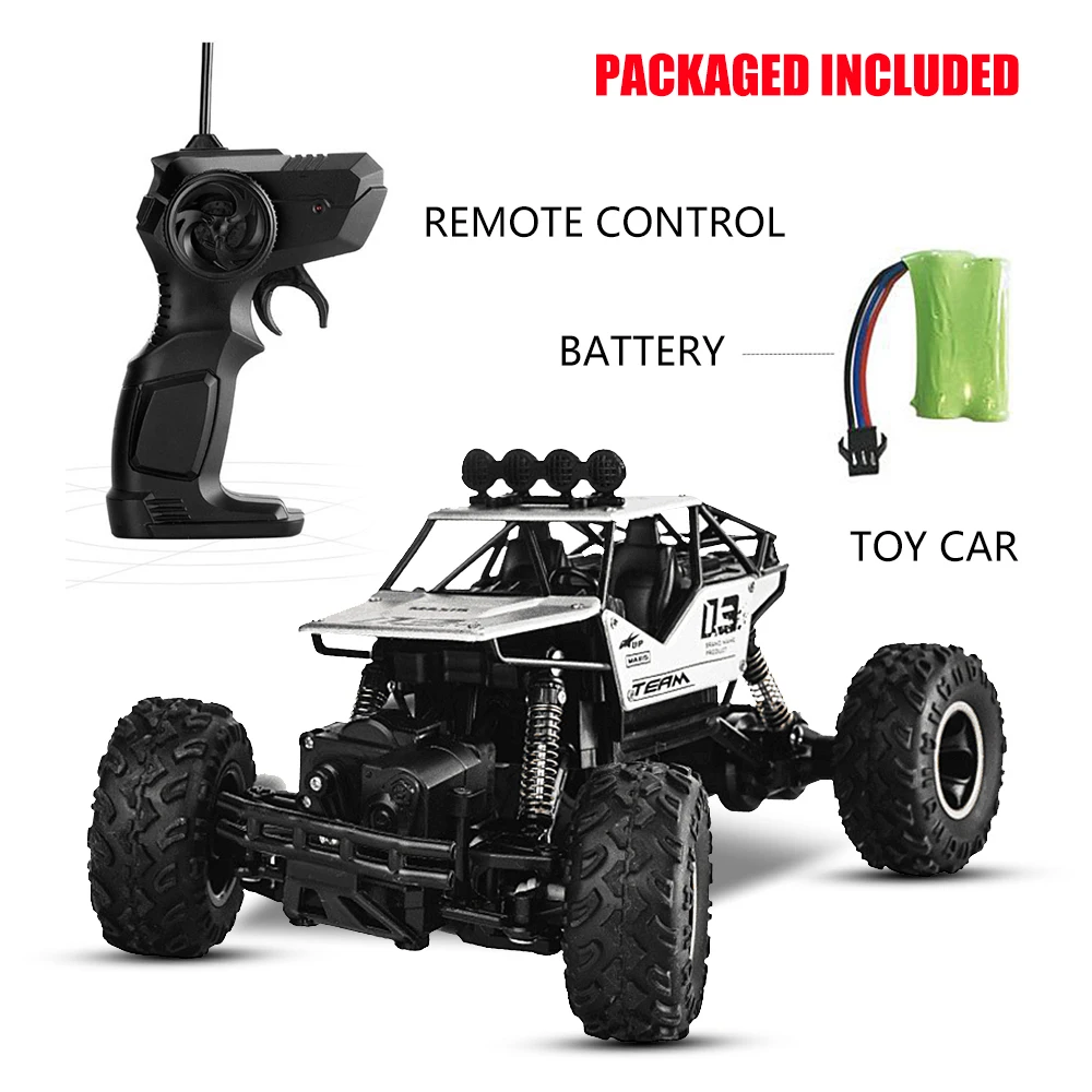Drop shipping RC Car 1/16 4WD Rock Crawlers Drive Car Double Motors Drive Car Remote Control Car Model Vehicle Toy