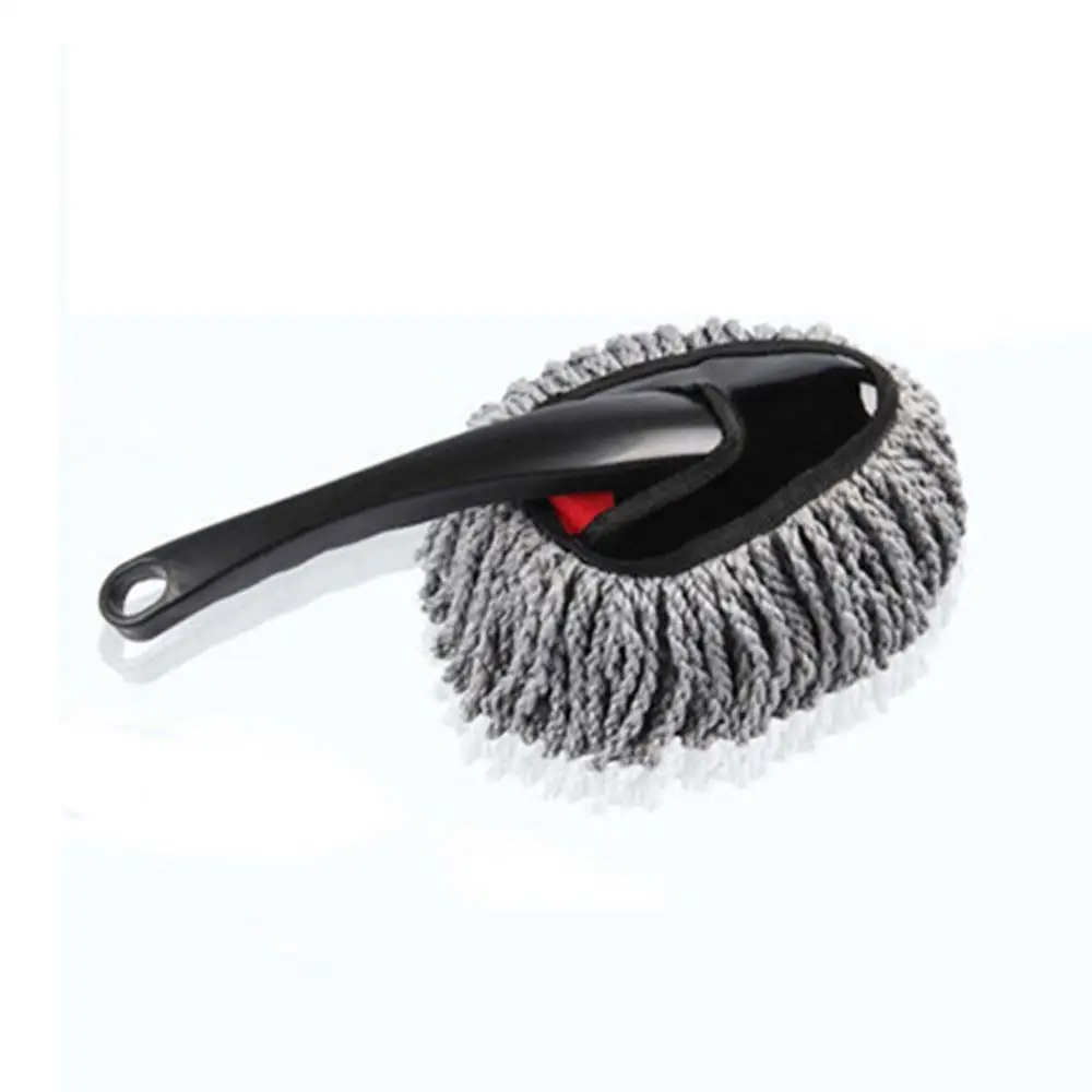 Car Dash Duster Microfiber Dirt Dust Clean Brush Mop Vehicle Interior