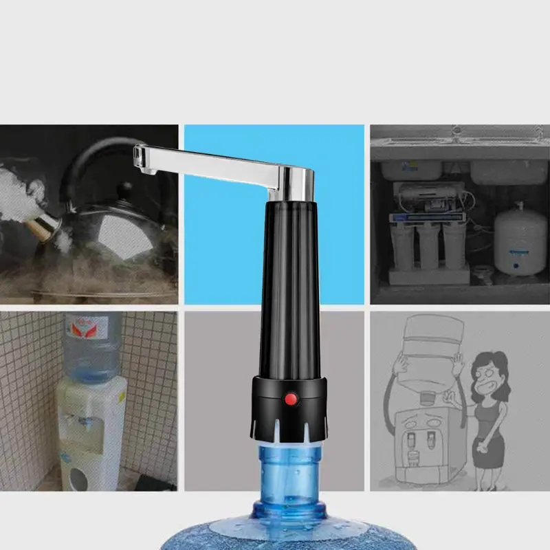 Электрический водяной насос портативный посуда для напитков инструменты с адаптером питания прозрачный дозатор для шлангов всасывания для питьевой воды