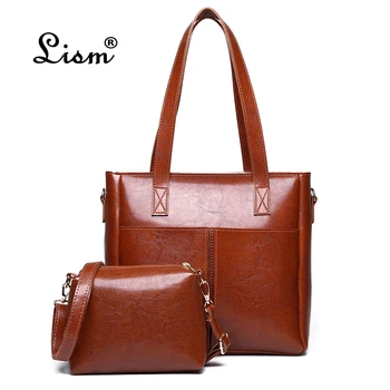 

Bolso Mujer Negro 2018 Fashion Women Bag Luxury Ladies Brand Leather Handbags Winter Casual Tote Bag Big Shoulder Bags For Woman