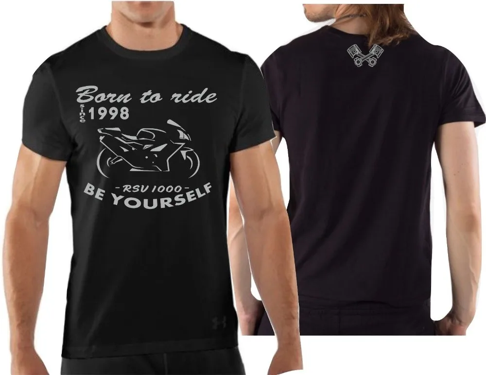 Maglia Per Moto Aprilia Rsv1000 Tshirt Rsv 1000 Maglietta 2019 New Fashion Low Price Girocollo Uomo Tees Magliette Gratuite