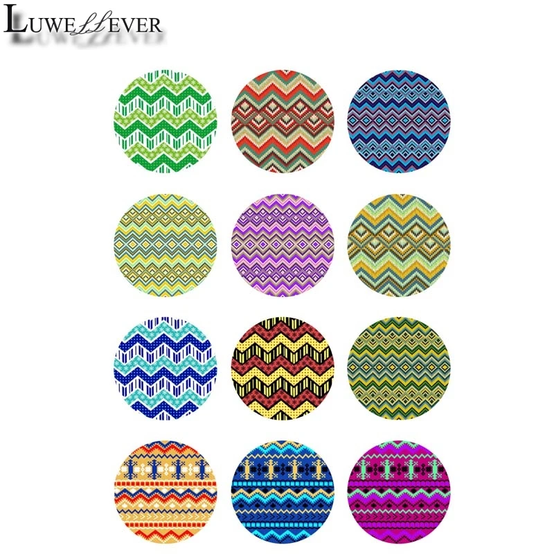 

12mm 10mm 14mm 16mm 20mm 25mm 432 12pcs/lot Pattern Mix Round Glass Cabochons Jewelry Findings 18mm Snap Button Charm Bracelet