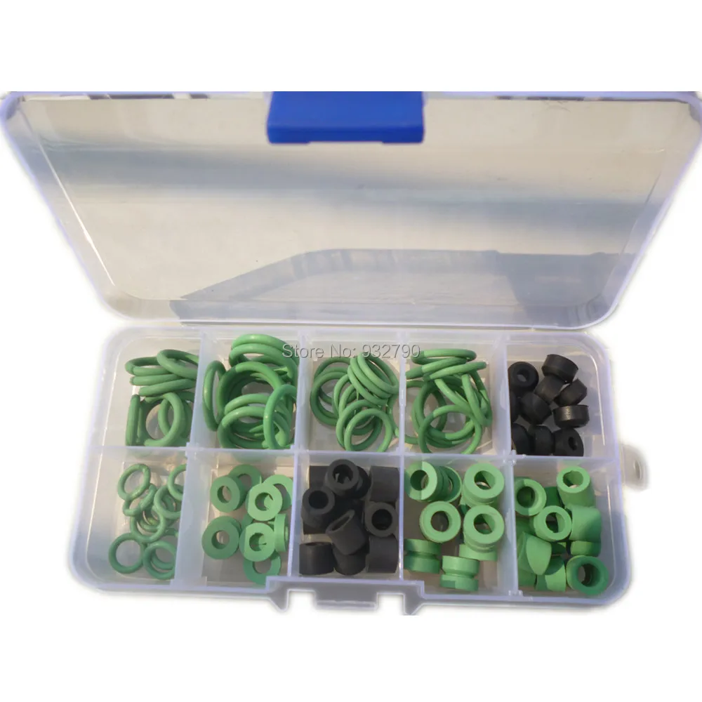 A Box of Car Air Condition Automotive A/C O Rings 10 Sizes Assorted