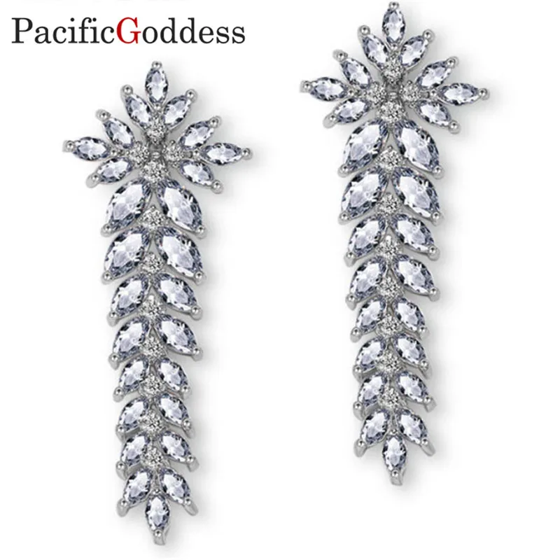 

Pacificgoddess Luxury elegant big earrings geometric earrings bijoux nice earrings Horse-eye shape earrings