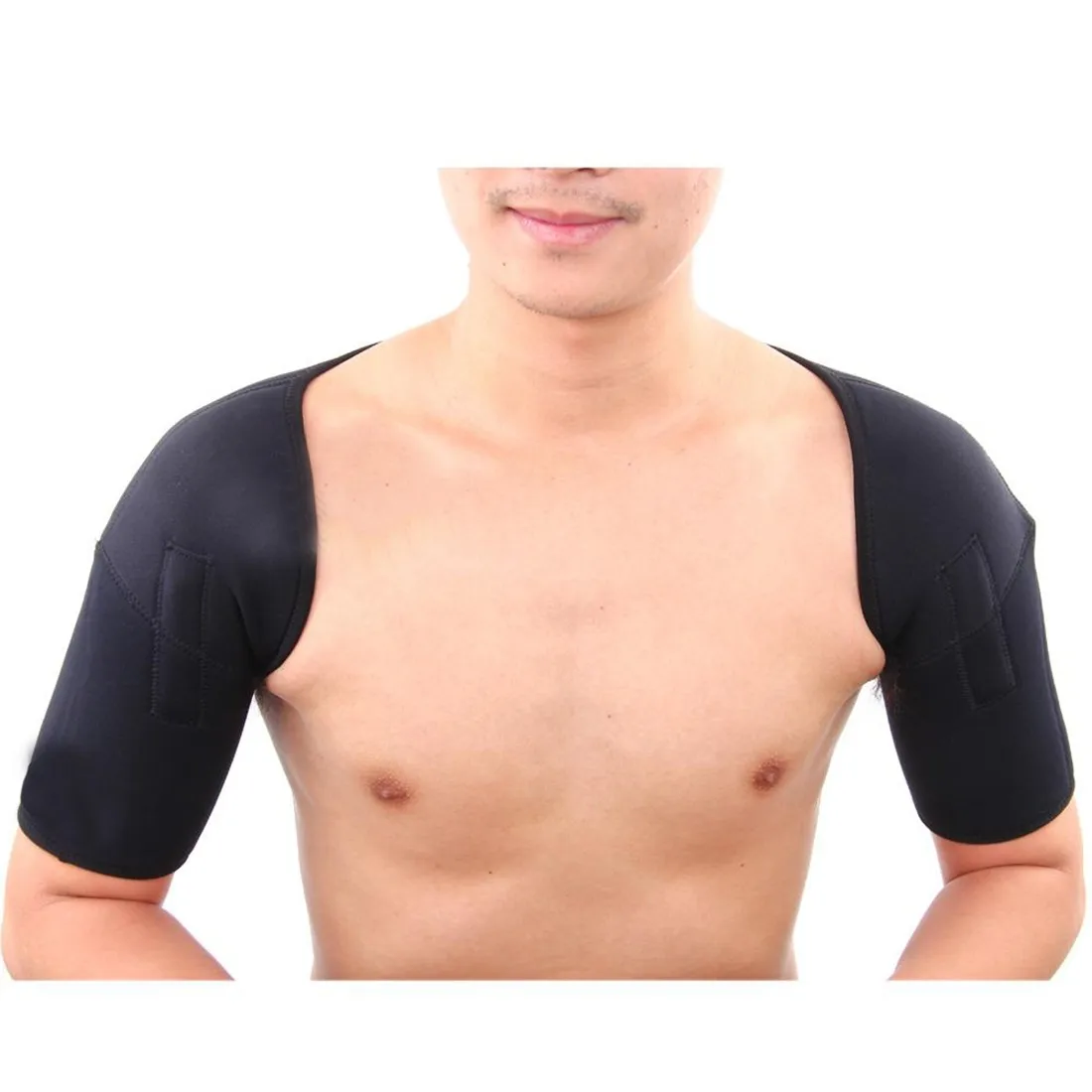 Arm Warmers Adjustable Double Shoulder Support Brace Support Injury
