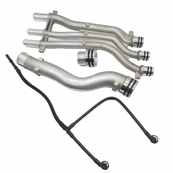 

Coolant ALUMINUM Pipe Repair Upgrade Kit with 4 pieces for 2003 -2006 Porsche Cayenne Turbo S 4.5 V8 94810605906