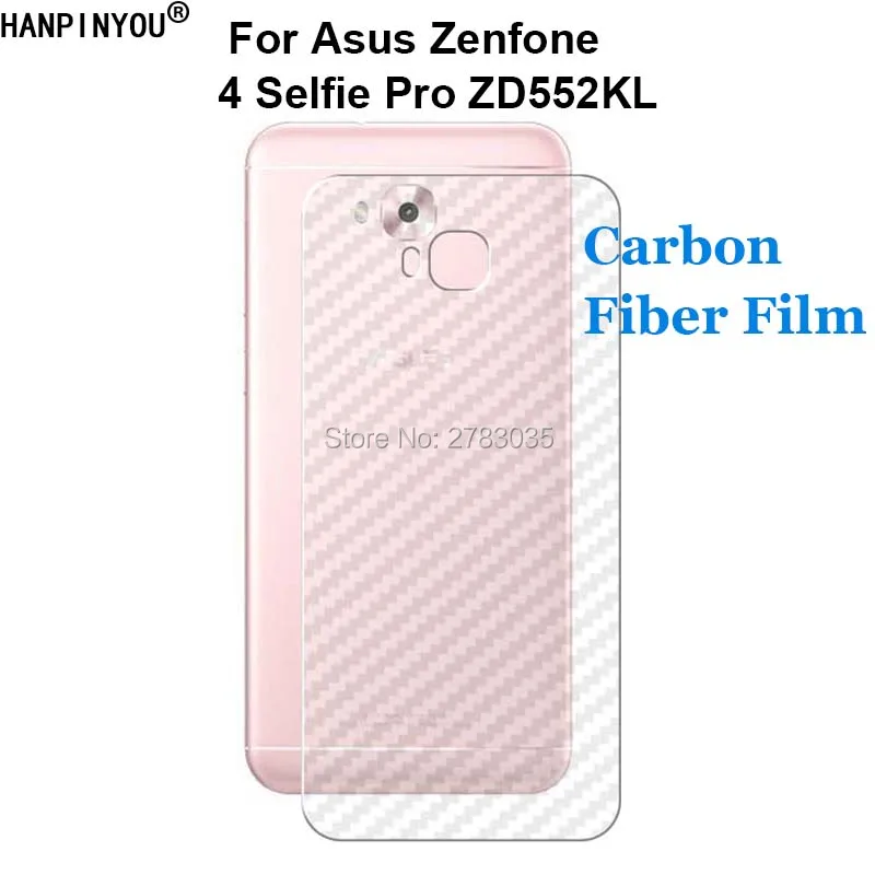 Для Asus Zenfone 4 Selfie Pro ZD552KL 5 дюйма 3D защитная задняя пленка из углеродного волокна с