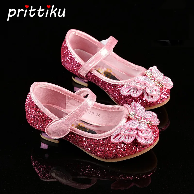 Fashion Spring Kids Princess Shoes Children Girls Party Pageant Shoes Flats