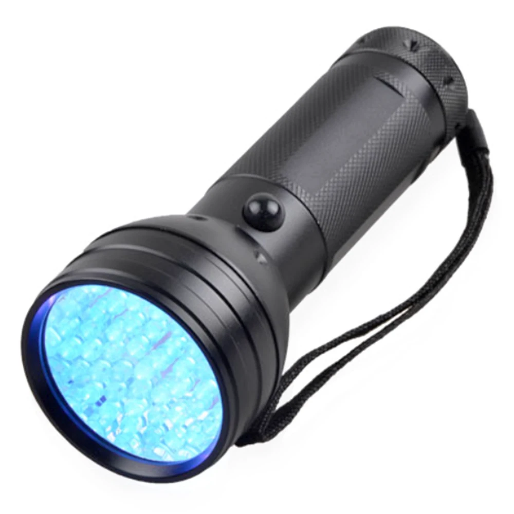 51 LED 395NM UV Flashlight Blacklight Inspection Scorpion Detector