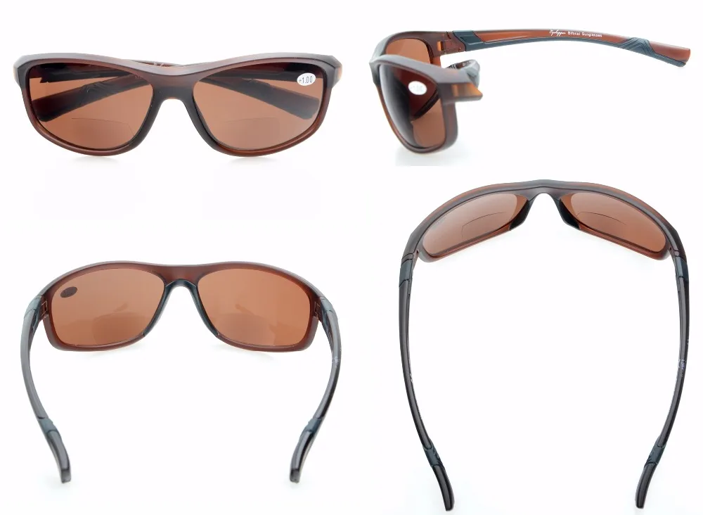 TH6170 бифокальный окуляр TR90 небьющиеся спортивные бифокальные Солнцезащитные очки+ 1,0/+ 1,5/+ 2,0/+ 2,5/+ 3,0/