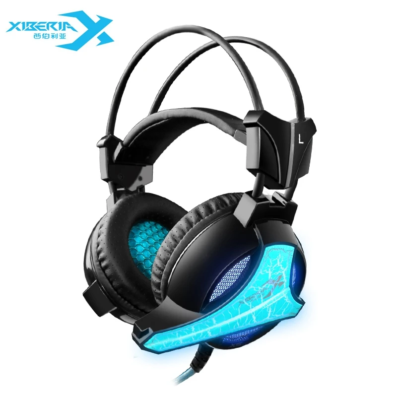 bilder für XIBERIA X5 Gaming Kopfhörer Headset Mit Mikrofon Mic USB Super Bass Computer LED Gaming Headset Stereo Stirnband PC Laptop bilder für XIBERIA X5 Gaming Kopfhörer Headset Mit Mikrofon Mic USB Super Bass Computer LED Gaming Headset Stereo Stirnband PC Laptop