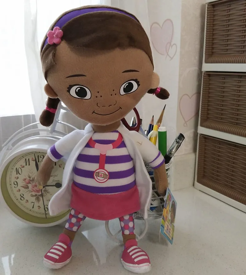 32 см, 12,6 дюйма,, Doc McStuffins, плюшевые мягкие игрушки, Dottie, кукла для детей, детей, подарок для ребенка