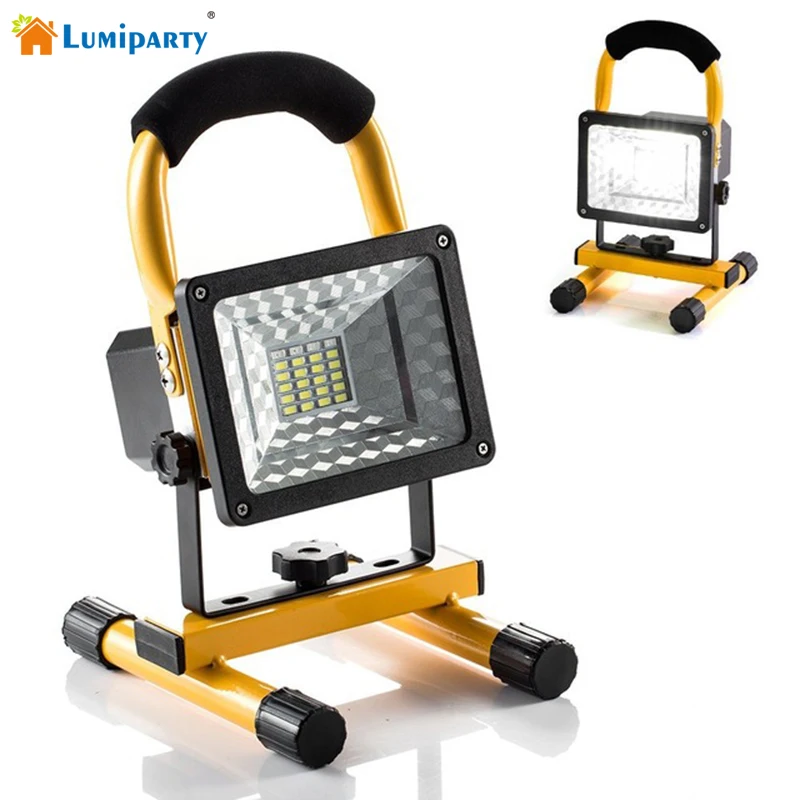 

LumiParty 30W 24LED Rechargeable Work Lights Outdoors Camping Emergency Portable Spotlights for Outdoor Camping Lamps jk30
