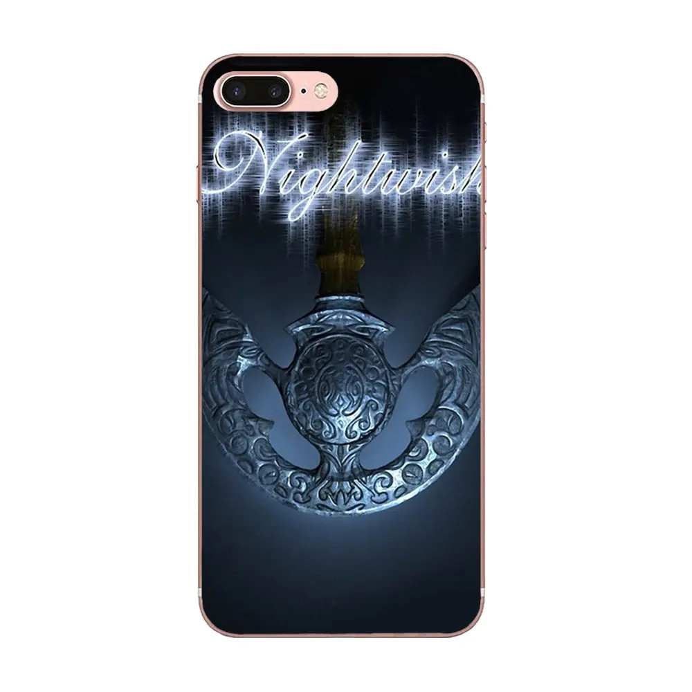 Металлический музыкальный логотип Nightwish Theater мягкий персональный узор для Huawei P7 P8