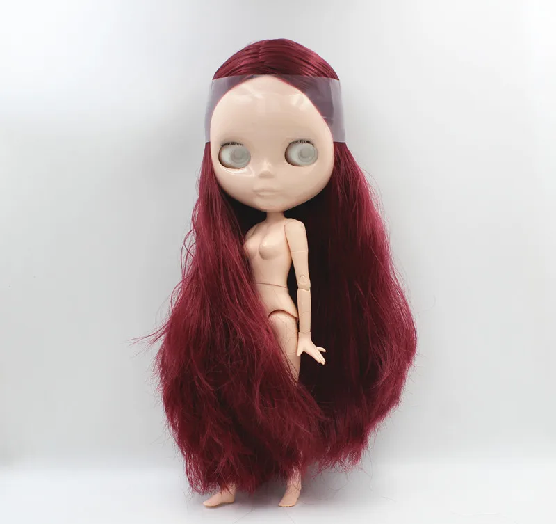 

Free Shipping big discount RBL-724EJ DIY Nude Blyth doll birthday gift for girl 4color big eye doll with beautiful Hair cute toy
