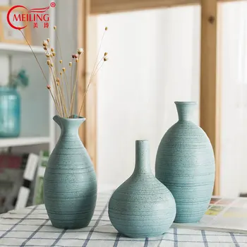 

Ceramic Vases Modern Home Decor Handmade Flower Vase For Dining Table Office Wedding Living Room Accessories Pottery Vase Filler