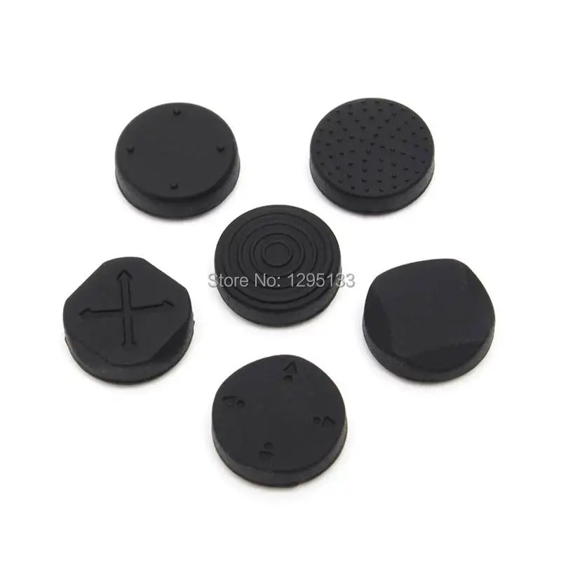 

6 in 1 Silicone Thumbstick Grips Joystick Caps Analog Protective Button Kit Cover For Sony PS Vita PSV 1000/2000 Slim Console