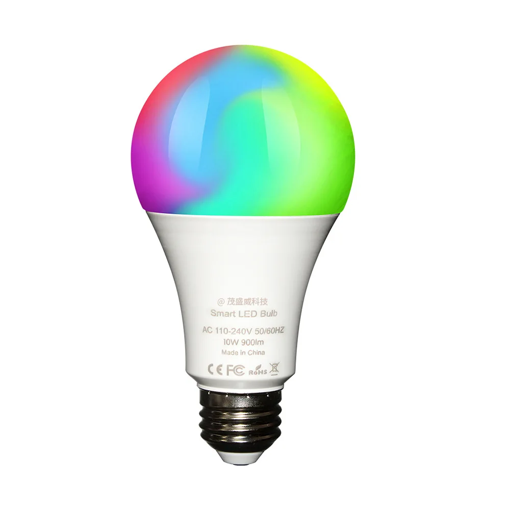 

Smart_Life Speech Wifi Controlled Ball-bulb LED Seven-color Alexa Intelligent Tone RGBW Ball-bulb Lamp