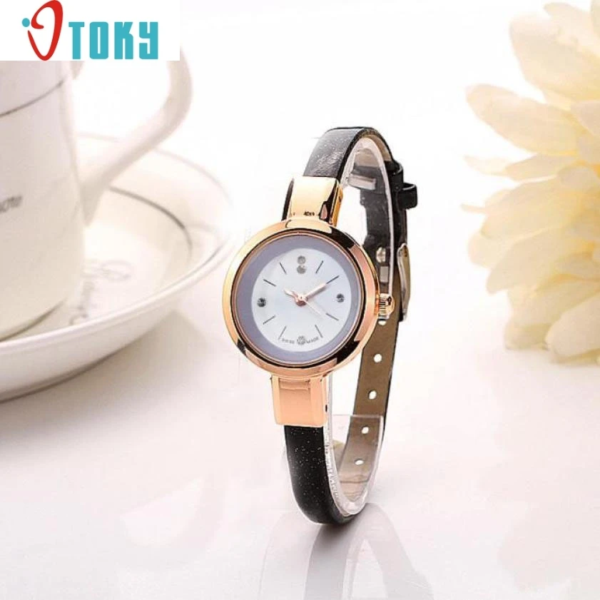 

Hot hothot Sales Women Fashion 1PC Lady Round Quartz Analog Bracelet Watch Gift WristWatches,Simple,Girl,Alloy,Waterproof jy29