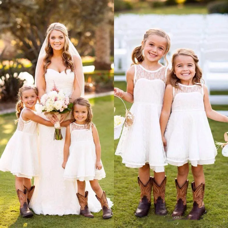 Country Wedding Flower Girl Dresses Fashion Dresses