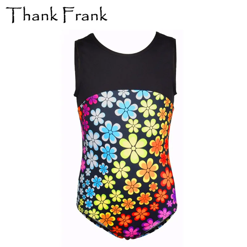 Rhythmic Gymnastics Leotards For Girls Kids Ballet Dance Leotard Child Ballerina Practice Dress Costume Training Biketard TF1017