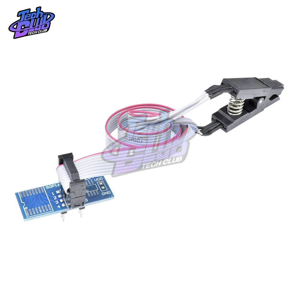 

SOIC8 SOP8 SOP Format Flash Chip IC Test Clips Socket Adpter BIOS 24 25 93 Programmer Programable Module Board TL866 EZP2010