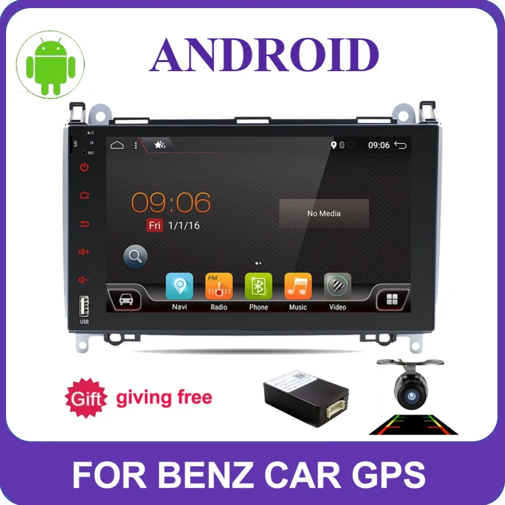 

car multimedia android 8.1 2 din for Mercedes Benz B-Class W245 A-Class W169 Viano Vito W639 Sprinter W906 car GPS NAVIGATION