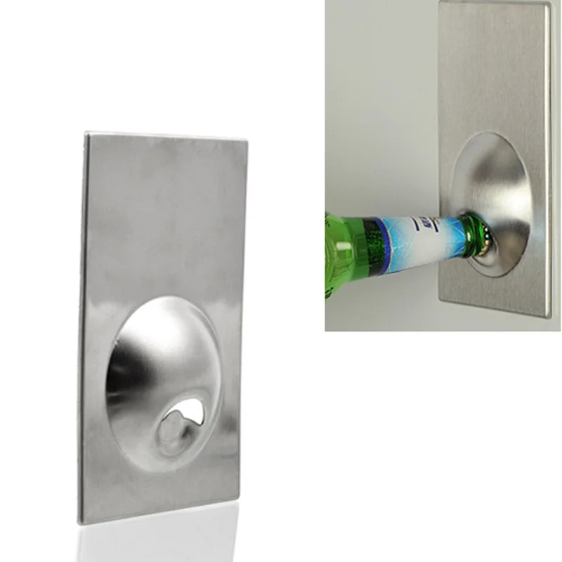 1PC Fridge Bottle Opener Stainless Steel Refrigerator Holder