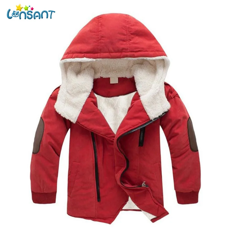 

LONSANT Jackets Baby Coat 2018 Fashion Jacket For Boy Baby Boy Winter Warm Clothes Casual Children Coat Outerwear N30