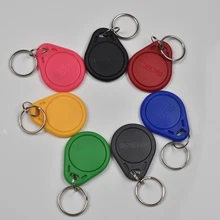 15 шт./лот EM4100 TK4100 только для чтения бейдж ключ 125 кГц ID брелок RFID бирки карты брелок жетон кольцо Бесконтактный чип