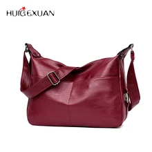 New Women PU Leather Casual Big Shoulder Bag Solid Soft Tote for girls High Quality Messenger Bags Famous Designer Crossbody Bag New Women PU Leather Casual Big Shoulder Bag Solid Soft Tote for girls High Quality Messenger Bags Famous Designer Crossbody Bag
