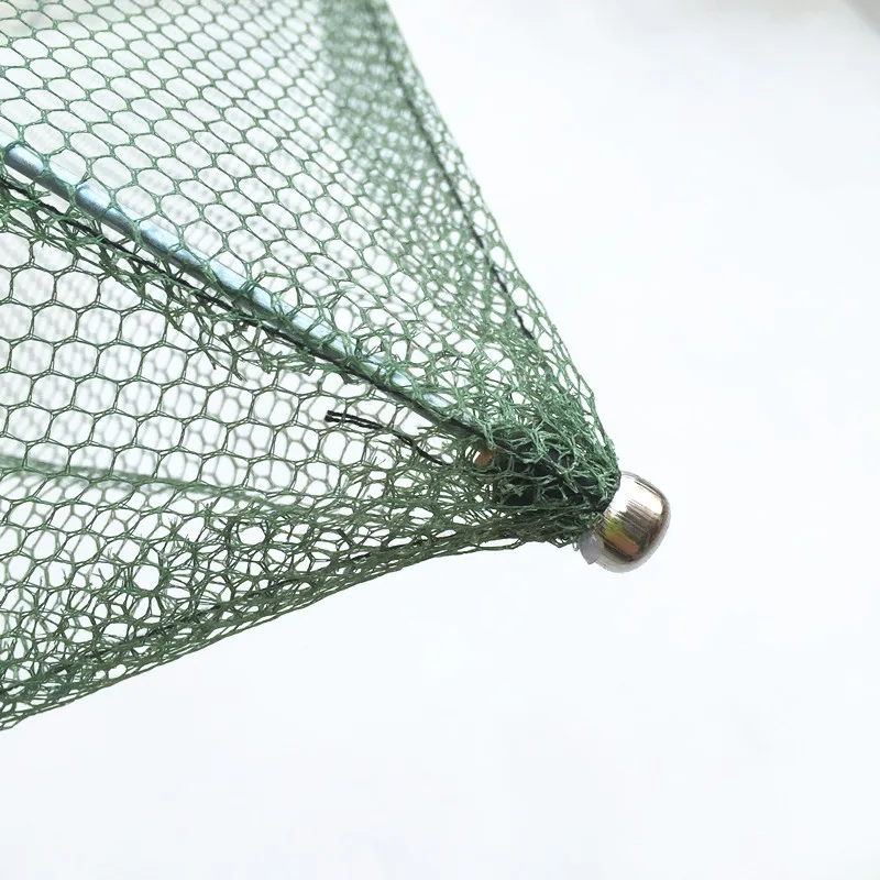 60x60cm 80x80cm 100x100cm Square Fishing Landing Net Trap Network for Catching Shrimp Crab Small Fishes Fishing Tool (2)