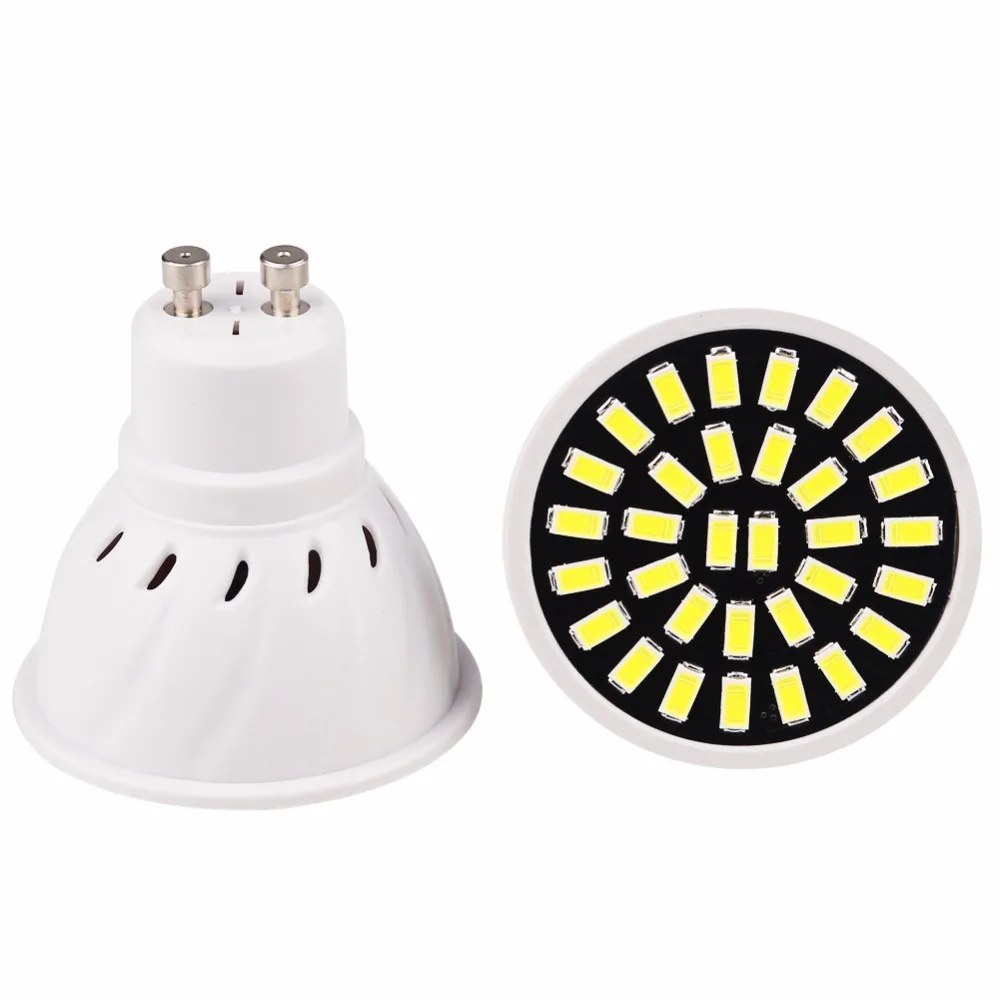 Светодиодная лампочка SMD5733 E27 MR16 GU10 8 Вт 220 В переменного тока|gu10 80 smd led|spotlight rechargeable