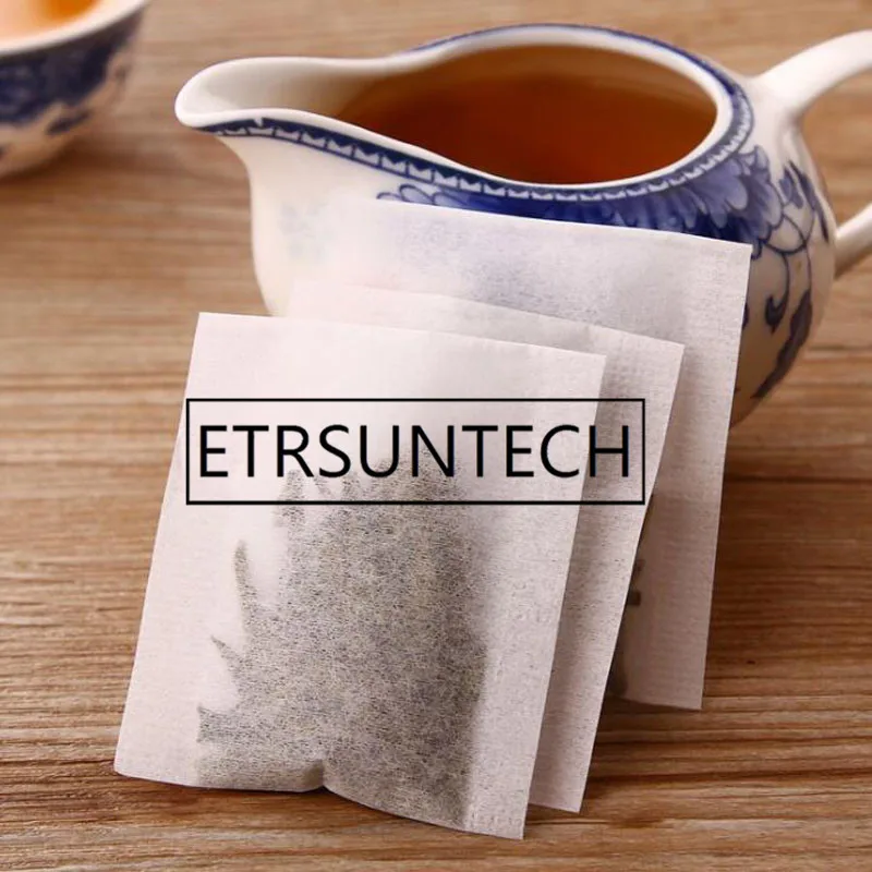 5000pcs/lot 7X8cm Heat Sealing Tea Filters Empty Tea Bag Disposable