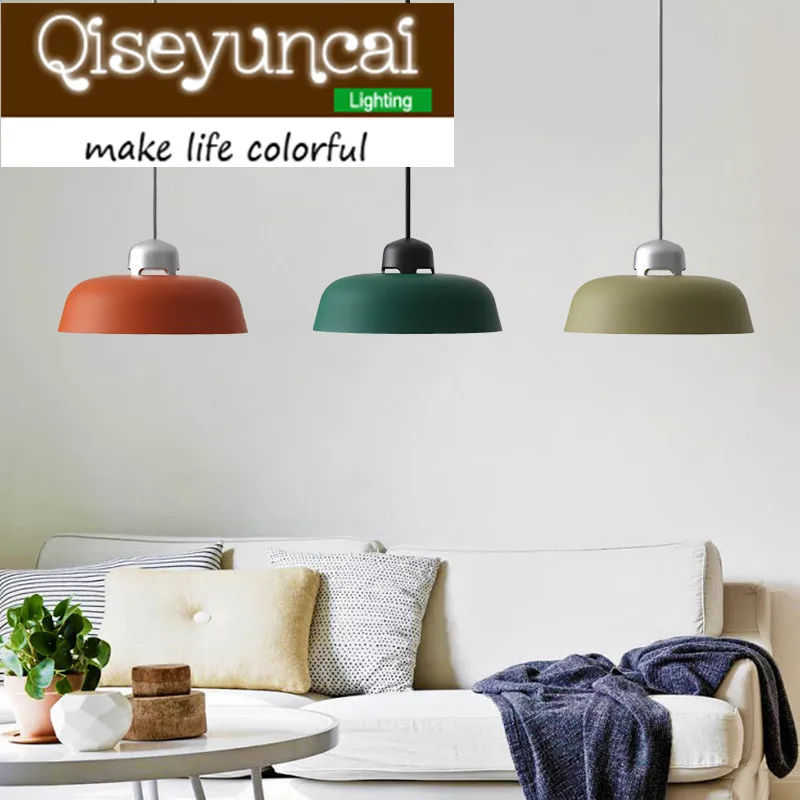 

Qiseyuncai Nordic modern iron art simple head E 27 chandelier originality decorative lighting free shipping