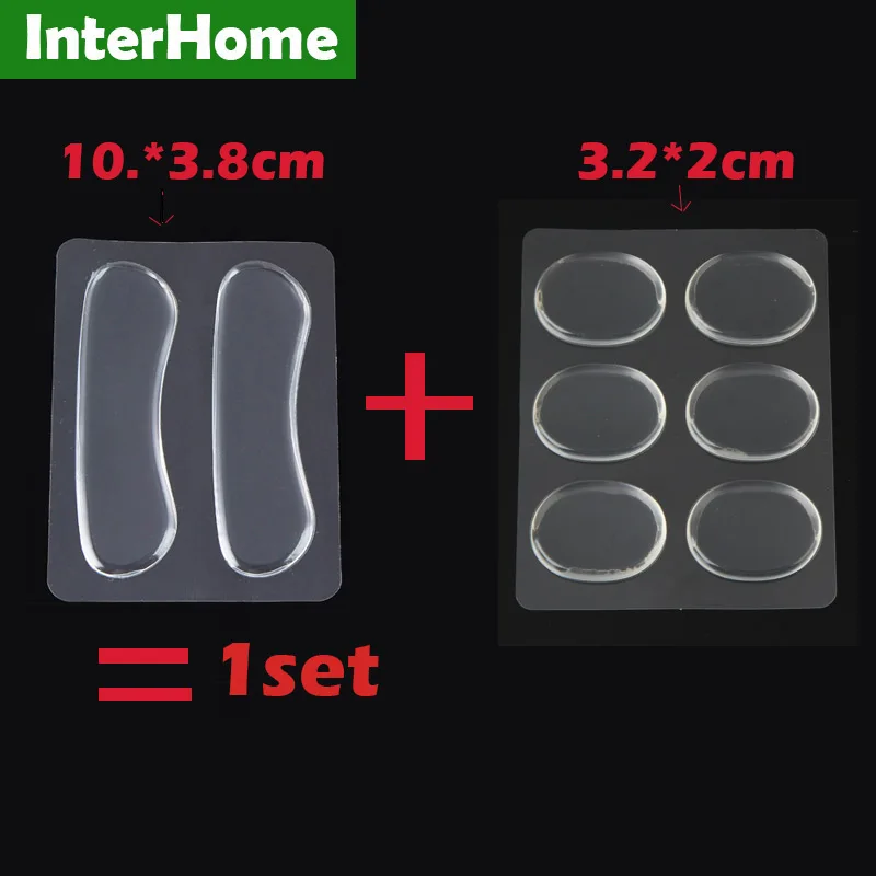 Невидимые силиконовые прозрачные Нескользящие стельки для обуви на высоком