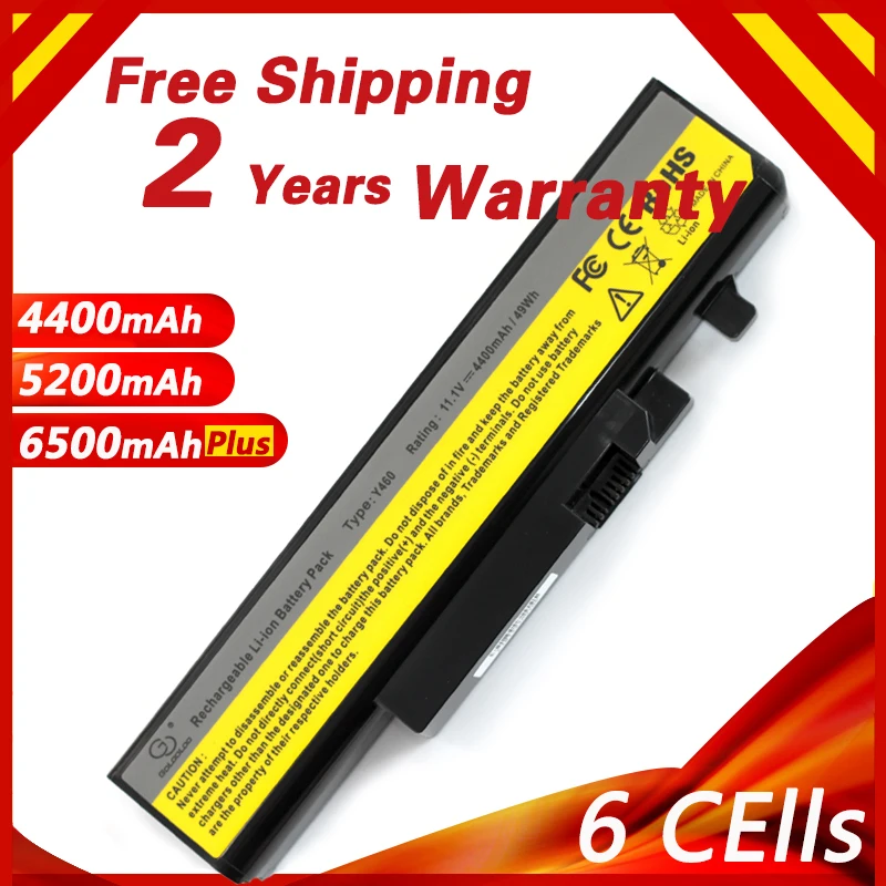Аккумулятор Golooloo для ноутбука 6 ячеек 57Y6440 L09N6D16 L09L6D16 Lenovo IdeaPad Y460 Y460A Y460AT Y460N Y560 Y560A IFI