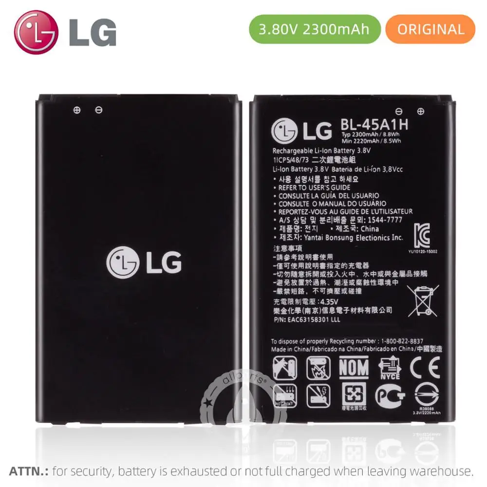 100% Original Phones Battery BL-45A1H For LG K10 Battery F670L F670K F670S F670 K10 LTE Q10 K420 K420N 2300mAh 100% Original Phones Battery BL-45A1H For LG K10 Battery F670L F670K F670S F670 K10 LTE Q10 K420 K420N 2300mAh