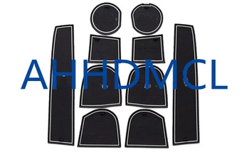 

Car Door Groove Mat Gate Slot Cup Armrest Storage Pad Mat For Audi Q5 High Configuration