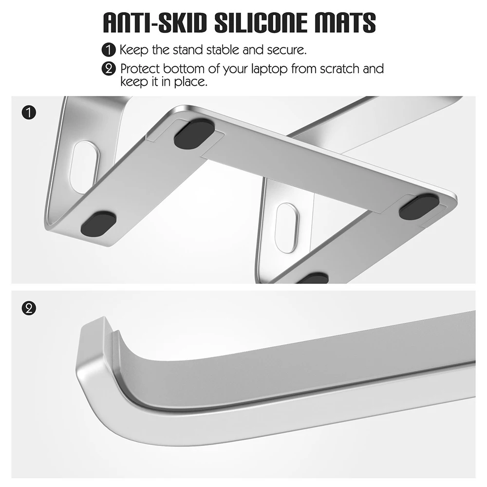 S5 Laptop Stand Holder Aluminum Desktop Holder Notebook PC Computer Stand for MacBook S5 Laptop Stand Holder Aluminum Desktop Holder Notebook PC Computer Stand for MacBook