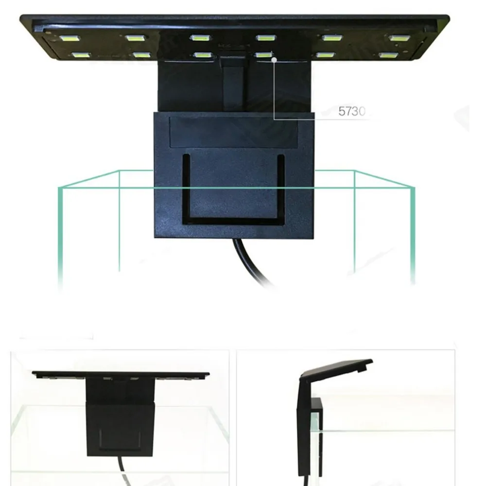 Босоножки на ультратонком высоком Мощность X3 высокое Яркость аквариума 5730 светодиодный свет для энергосберегающих ламп декоративный свет