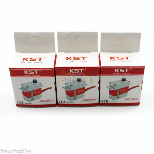 

3Pcs KST DS215MG V3.0 Digital Metal Gear Swashplate Servo For 450 RC Helicopter