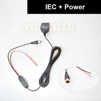 

Car Auto IEC Aerial TV Radio FM Antenna Signal Amplifier Booster Digital TV DVBT ATSC ISDB Analog for Car Dash DVD Car Stereos