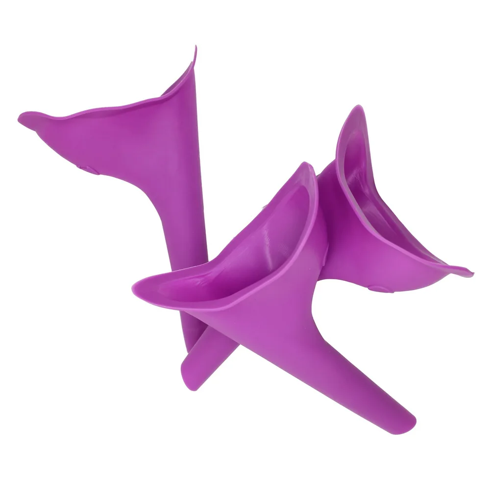 

3 Pieces Durable New Female Travel Outdoor Soft Silicone Urination Device Stand Up & Pee Women Urinal 40240180423