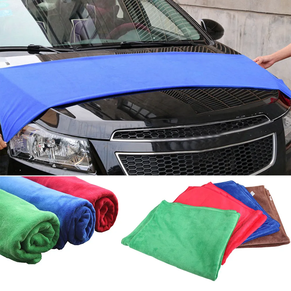 

2019 NEW 60*160cm Soft Microfiber Cleaning Towel Car Auto Wash Dry Clean Polish Cloth Dropshipping For honda crv