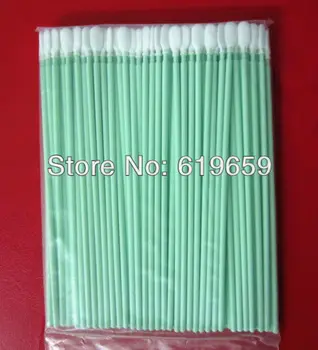 

Free Shipping - 200 pcs industrial Polyester cleaning swab dacron tip swab compatible with eco-solvent and Water ink